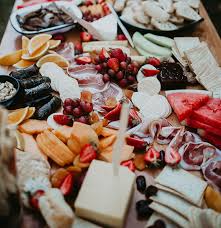 They come with a delicious selection of fine cheeses, cured meats and gourmet dips, served amongst seasonal fruits and berries. Grazing Tables Grazing Platters Catering Melbourne