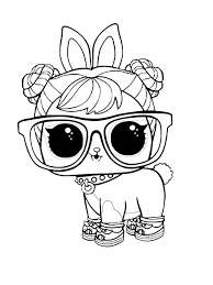 There are images of the most popular dolls and pets from several different series: Pets Lol Coloring Pages Download And Print Pets Lol Coloring Pages