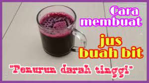 Cara Membuat Jus Buah Bit Menurunkan Darah Tinggi Youtube