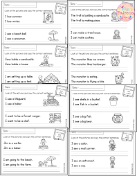 There Are 20 Pages Of Sentence Writing Worksheets In This Product These Pages Are Great For Pre K Kin Sentence Writing Writing Worksheets Sentence Correction