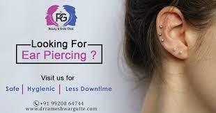 Ear Piercing Ear Piercings Beauty Smile Dermatologist