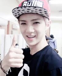 Sehun Exo Kpop Gif Hat Thumbsup Koreanfever Cutie 3 Sehun Exo Sehun Kpop