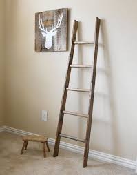 5 Ft Tapered Rustic Ladder Repurposed Ladder Farmhouse Quilt Etsy In 2020 Rustic Blanket Ladder Rustic Ladder Repurposed Ladders