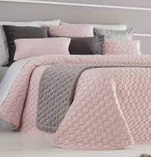 Boutis Velours Matelasse Dual Rose Antilo Blancollection Lit Rose Chemin De Lit Lit