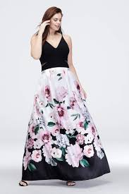 Rara avis 2017 wedding dresses — floral paradise bridal collection | wedding inspirasi. Printed Patterned Floral Bridesmaid Formal Dresses David S Bridal