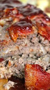 Barbecue Bacon Meatloaf Recipe Bacon Meatloaf Meatloaf Bacon Meatloaf Recipe