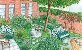 Ein Innenhof Wird Zur Wohnlichen Oase Gartenecke Garten Garten Landschaftsbau