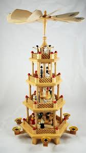 Vintage German Christmas Nativity Pyramid Carousel 4 Tier German Christmas Pyramid Christmas Nativity German Christmas