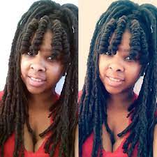 High Ponytail And Bangs Locs Hairstyles Hair Styles Dreadlock Hairstyles