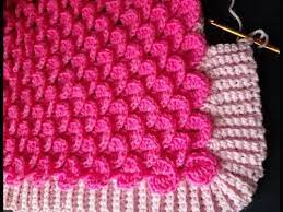 Crochet Blanket Back Loop Rib Border Quick Easy Crochet Youtube Crochet Blanket Blanket Borders