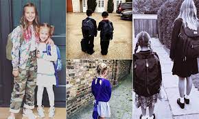 Holly willoughby was born on february 10, 1981 in brighton, east sussex, england as holly marie willoughby. Celebrity Children Go Back To School See Holly Willoughby Amanda Holden And More Proud Parents Photos Hello