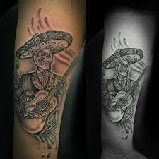 Custom tattoo design is the world's leader in online tattoo designs. Tattoo Uploaded By Cristina Martinez Calavera Mariachi Color Arm 690069 Tattoodo