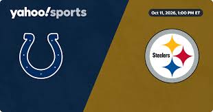 Indianapolis Colts @ Pittsburgh Steelers: Live game updates, stats 
