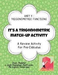 Trigonometric Graphs Match Up Activity Precalculus Unit 4 Precalculus Station Activities Calculus