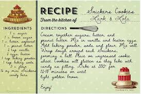 Lark Lola Snickers Cookies With Printable Recipe Card Recipe Cards Snickers Cookies Printable Recipe Cards