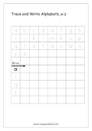 This worksheet can help young learners to write alphabets by tracing on them. Free English Worksheets Alphabet Writing Small Letters Letter Tracing Writing Megaworkbook