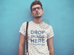 Placeit Sublimated T Shirt Mockup Of A Hipster Guy Wearing Suspenders Shirt Mockup Clothing Mockup Tshirt Mockup