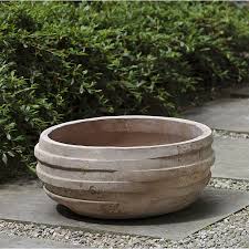 All categories » large and midsized pots » giant pots: Shallow Bowl Outdoor Terra Cotta Pots Kinsey Garden Decor