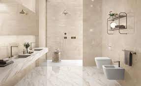 Bagni in marmo e bagni in pietra dall'eleganza unica. Pavimento E Rivestimento Effetto Marmo Purity Of Marble Royal Beige Ceramiche Supergres