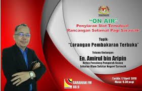 Jadi ketua pengarah, dato hajah rosnani kena bertanggungjawablah kalau sesuatu berlaku. Rancangan Selamat Pagi Sarawak Jabatan Alam Sekitar Facebook