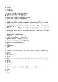 Contoh soal tes perangkat desa dan kunci jawaban 2018. Soal Tes Perangkat Desa Gunung Kidul Dan Kunci Jawaban Pdf Jawabanku Id