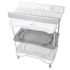 Buy top selling products like oxford® baby emerson changing station with pad in snow white and kingsley charleston changing station in weathered white. Brevi Atlantis Baby Bath Or Changing Station Three Rabbits Grey White Changing Tables Mats Bath