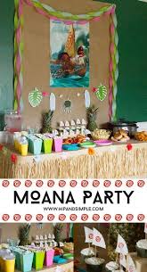 Moana Party Idea Diy Moana Party Moana Themed Party Moana Theme Birthday