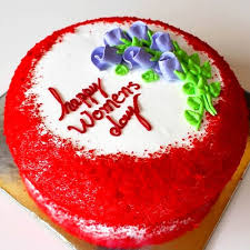 After world war ii communists replaced mother's day with international woman's day, celebrated on 8 march. Send Happy Women S Day Red Velvet Cake Online Free Delivery Gift Jaipur