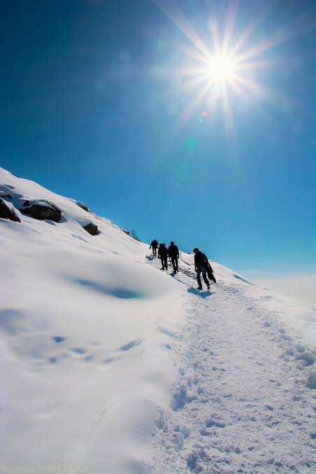 Trekking group