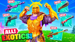 Start growing quicker than ever on youtube. New All Exotic Weapons In Fortnite Secret Locations Youtube