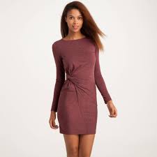Il y a un an, nous relancions 3 suisses. Robe Drapee Manches Longues En Maille Femme 3 Suisses Collection Rouge 3 Suisses