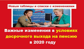 Chto Nuzhno Dosrochnogo Vyhoda Na Pensiyu V 2020 Godu Novye Tablicy I Izmeneniya Novosti I Sobytiya Prazdniki Igry Ekonomika