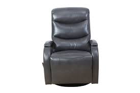 Product title barcalounger churchill ii leather recliner with nailheads average rating: Barcalounger Fallon Swivel Glider Recliner In Gray 8 3338
