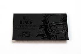 Discover 86 black business card designs on dribbble. All Black Business Cards Printed On 32 Point Thick Black Card Stock With Foil Stamping Or Blind Debossing Black Business Cards Letterpress Printing Vancouver Canada