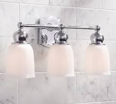 Bathroom Lighting Bath Lights Sconces Pottery Barn Bath Bathroom Light Fixtures