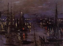 Le Port Du Havre Effet De Nuit C Monet W 264 Claude Monet Art Claude Monet Paintings Monet Art