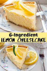 Best Creamy Lemon Cheesecake With Only These Six Simple Ingredients Philadelphia Cream Cheese Easy Cheesecake Recipes Lemon Cheesecake Recipes Cheese Dessert