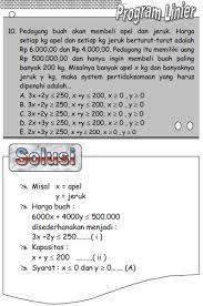 Maybe you would like to learn more about one of these? Rumus Cepat Matematika Program Linear