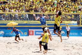 Seis efetivos (sendo um líbero) e seis suplentes.em quadra, portanto, ficam dois times de seis jogadores. Esportes A Olimpiada De Londres E O Volei De Praia Words Of Leisure