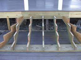 Framing Help For Inside Corner Stairs Corner Deck Deck Stairs Deck Steps