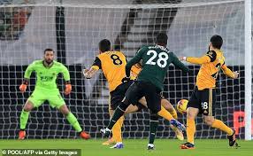 4 hugo lloris (gk) tottenham 6.0. Wolves 1 1 Tottenham Romain Saiss Stuns Spurs With Late Equaliser After Tanguy Ndombele Opener Daily Mail Online