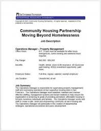 A lot of work and a little patience helps, but also using the sample job descriptions below and following these tips can greatly increase your chances of successfully hiring a property format of an awesome property manager job description. Operation Manager Job Descriptions Resume Template Database