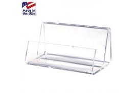 Plastic business card holder clear pocket business card case slim business card wallet portable business name card box for men and women (3) 4.6 out of 5 stars 298. Business Card Holders Easels Stands Custom Acrylic Displays