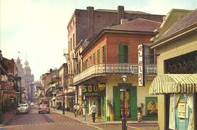 Bourbon Street In New Orleans In The 1950 S New Orleans City Bourbon Street New Orleans French Quarter