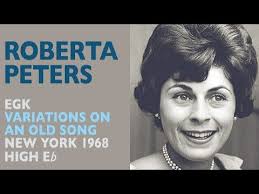 Roberta Peters is in peak form in a rare florid variations showpiece