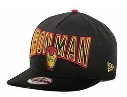 New Era 9fifty A Frame Snap Back Cap Iron Man 3 Black Red Official Cap View More On The Link Http Www Zeppy Io Hat Design Iron Man Snapback Cap