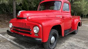 Image result for Light Red 1952 Truck