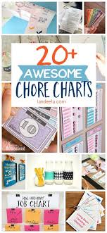 Awesome Chore Charts That Work Landeelu Com