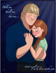 Anna And Kristoff S Romantic Moment Anna Kristoff Anna Disney Frozen Anna And Kristoff