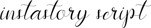 And also we have done almost all things to make this website mobile friendly and user friendly. Instastory Script Font